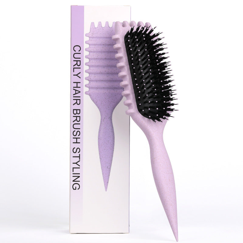 Curly Hair Brush Styling – Detangling & Defining Brush for Natural Curls